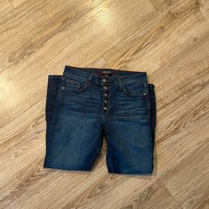 Fran Denim Iris Button-Fly Jean